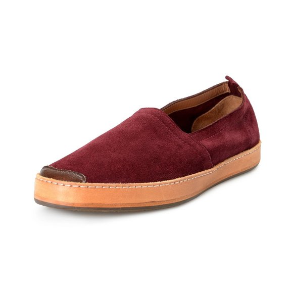Officina Slowear Men\'s Purple Suede Leather Loafers Shoes US 9 IT 42 main image 6